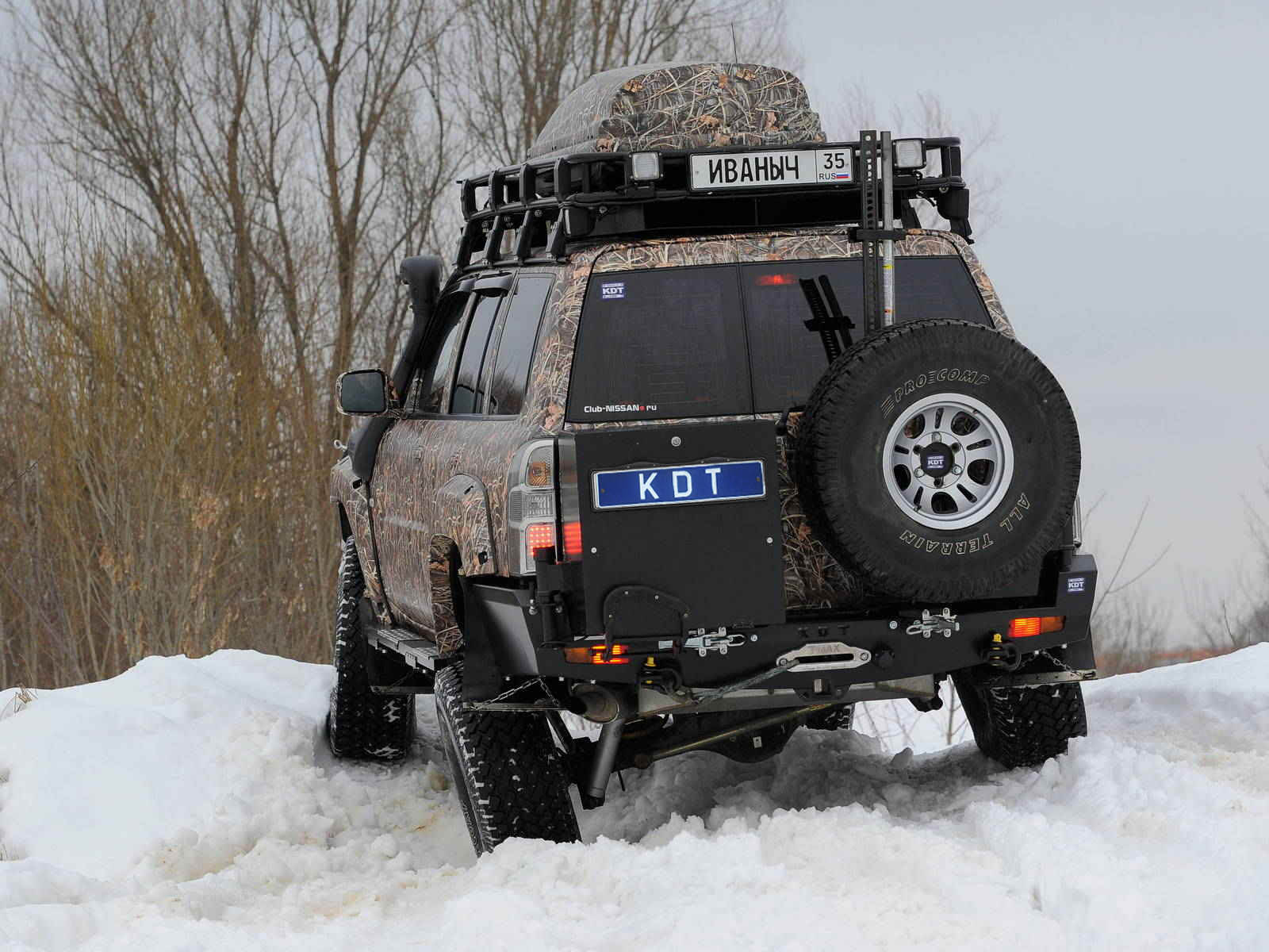 картинка Задний силовой бампер Nissan Patrol