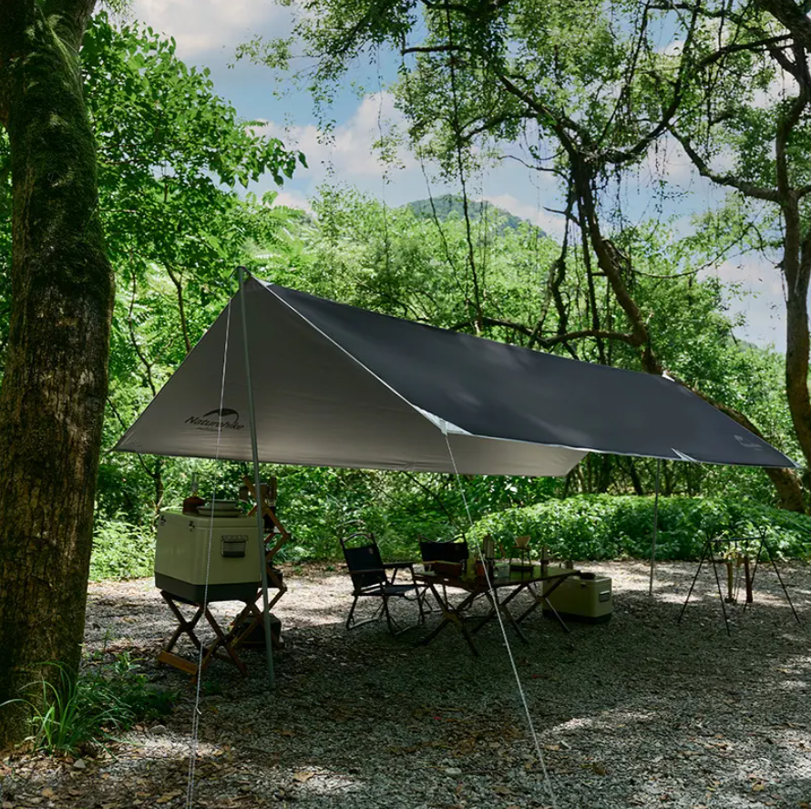 картинка Тент кемпинговый Naturehike 3Х5 м., черно-серебристый винил