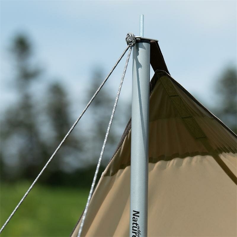 картинка Тент Naturehike Girder NH20TM006, 150D, 500*292 см  для кемпинга  серебристый (с двумя стойками), 6927595700457
