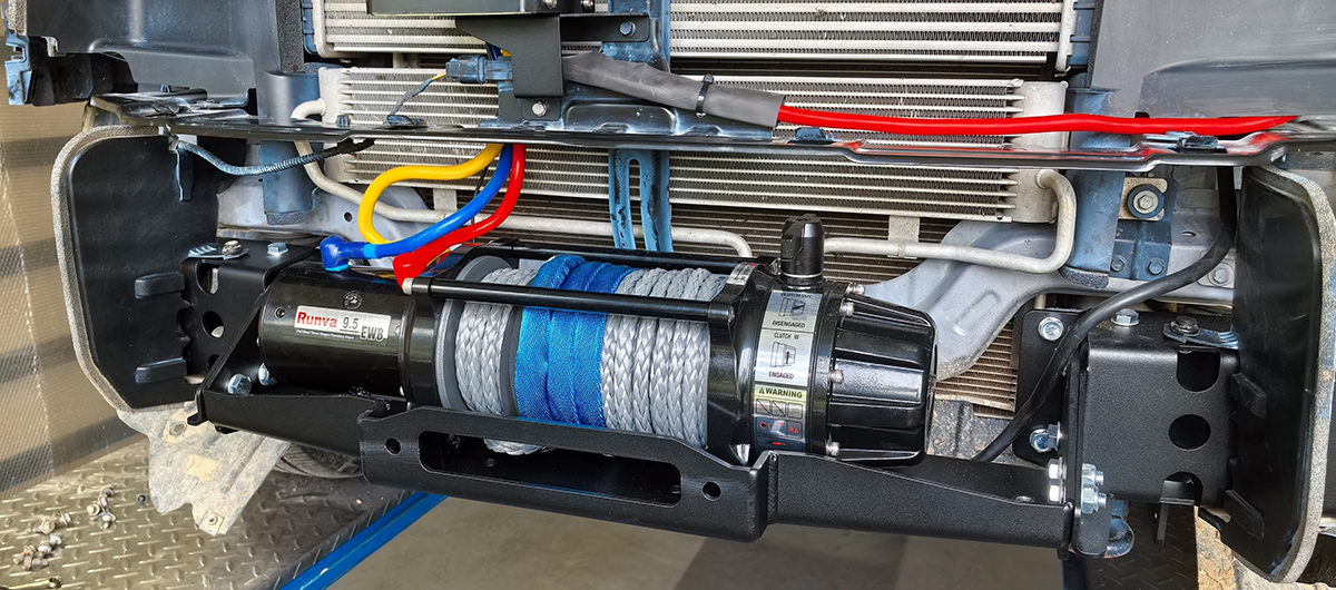 картинка Площадка РИФ под лебёдку в штатный бампер Haval H5 2023+