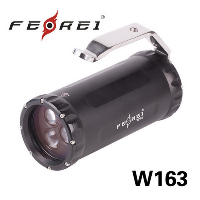 картинка Фонарь для дайвинга Ferei W163 CREE XM-L2 (холодный свет диода)