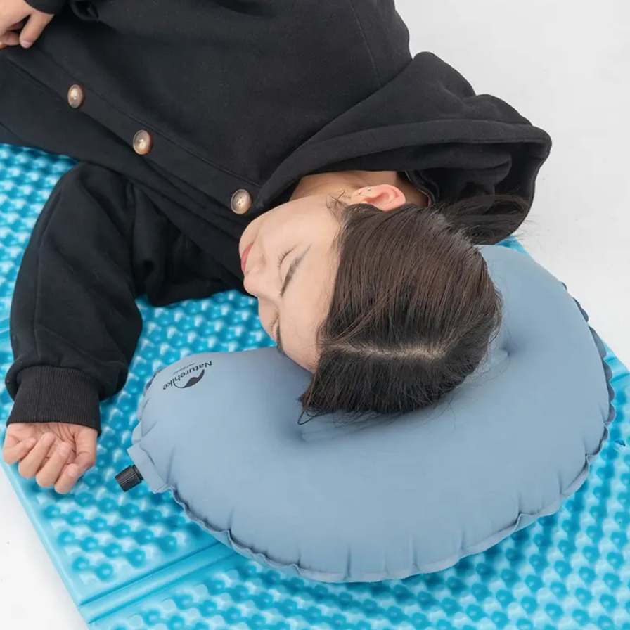 картинка Подушка самонадувающаяся Naturehike 45х30х11 см, (Голубая)