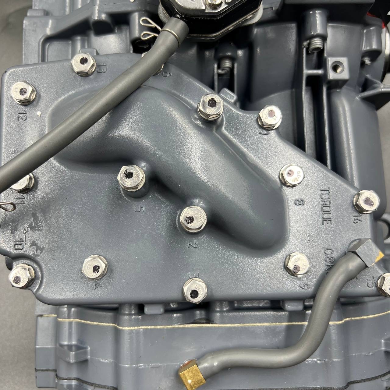 картинка Мотоголовка (в сборе) Yamaha 25-30 (YUELANG)