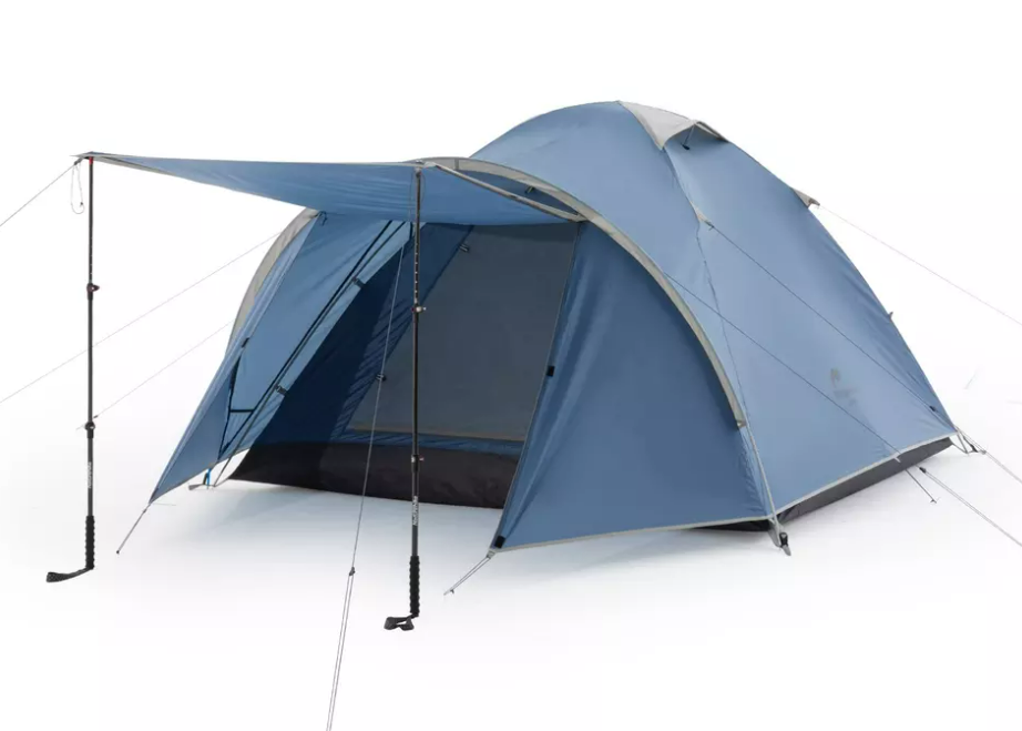 картинка Палатка Naturehike P-PLUS 4-местная, алюминиевый каркас, синий