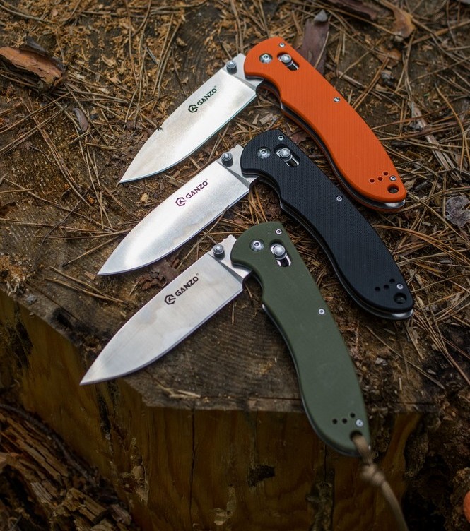 картинка Нож Ganzo G740 черный