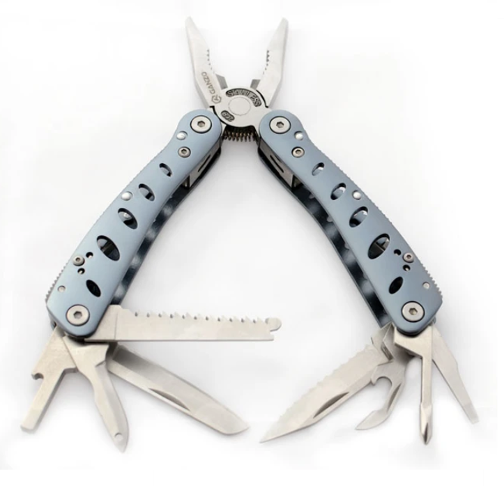 картинка Мультитул Ganzo 102x50х20мм 22 предмета серый