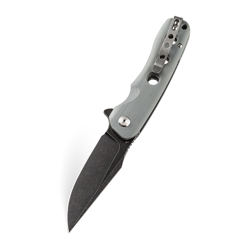 картинка Нож Bestech Arctic сталь D2, рукоять G10 серая