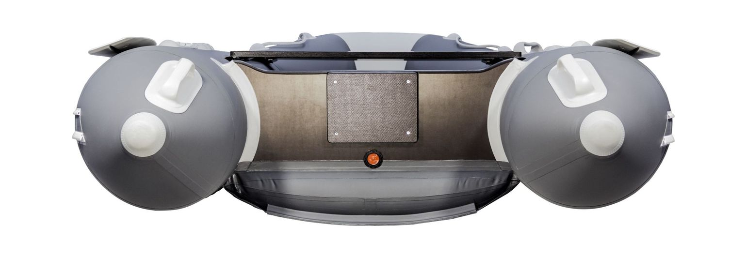 картинка Надувная лодка ПВХ, АКВА 3200 НДНД, графит/светло-серый