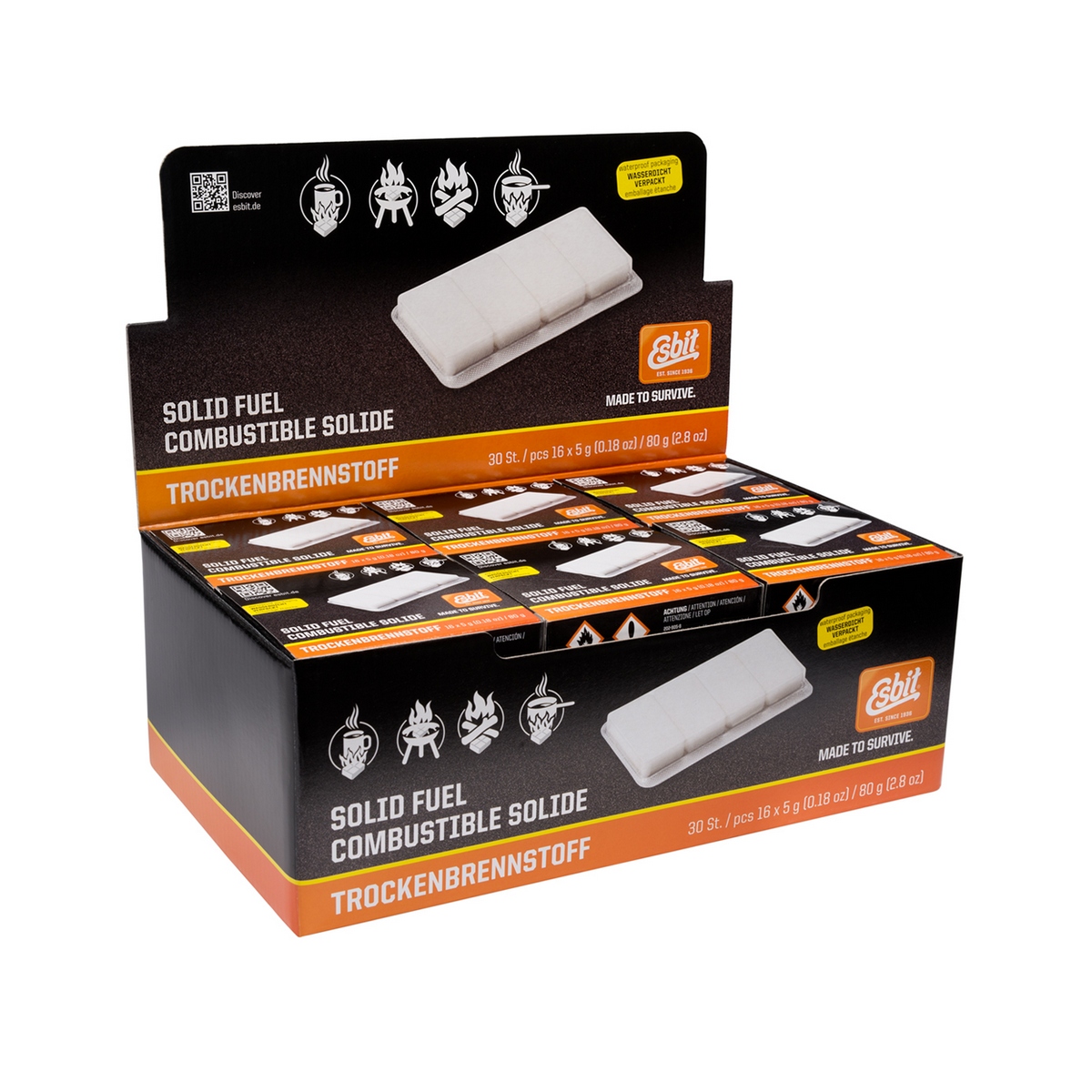 картинка Твердое топливо Esbit таблетированное 16x5г, 00101600