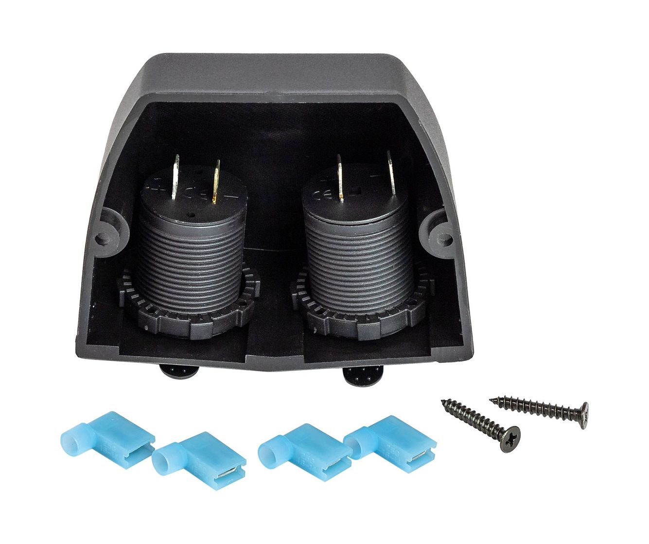 картинка Панель с USB-разъемом 5в 2.1А и прикуривателем