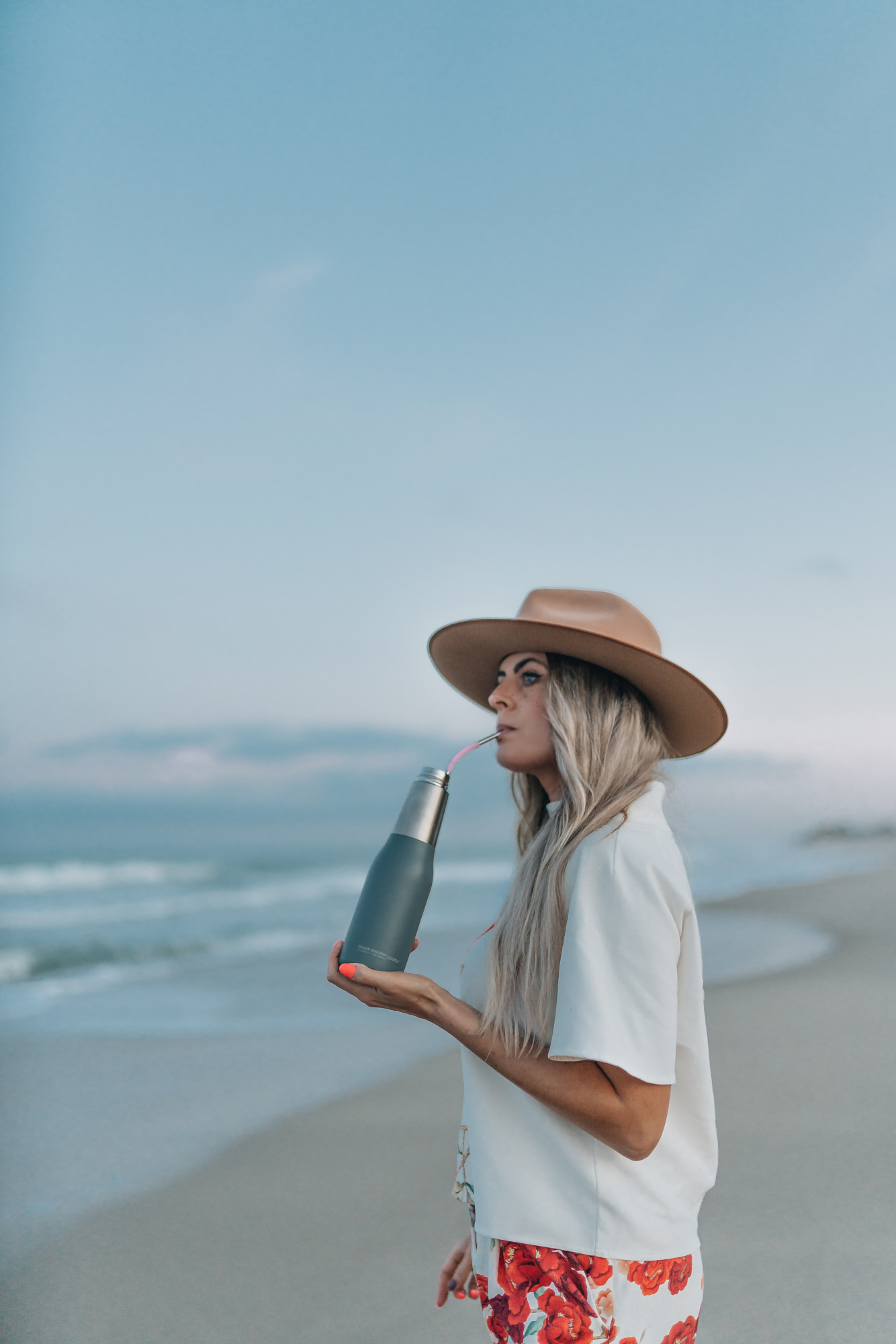 картинка Термобутылка OASIS, 600 мл, серая