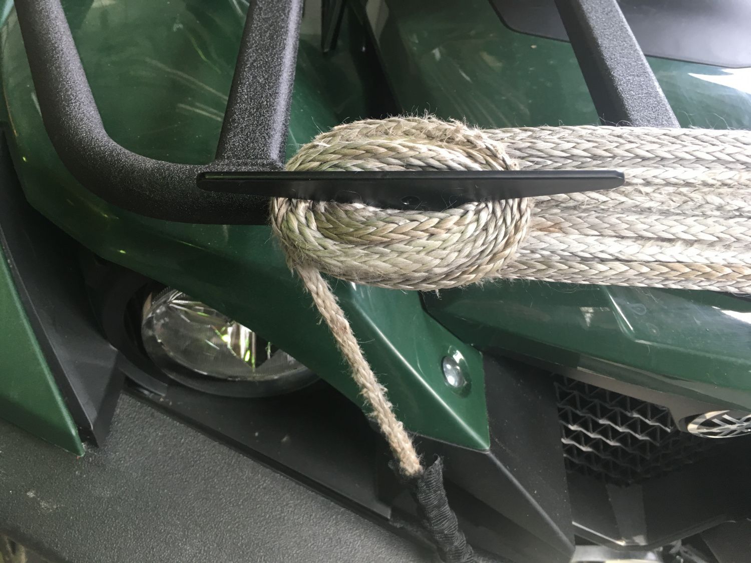 картинка Крепления троса лебедки Yamaha Grizzly 550/700