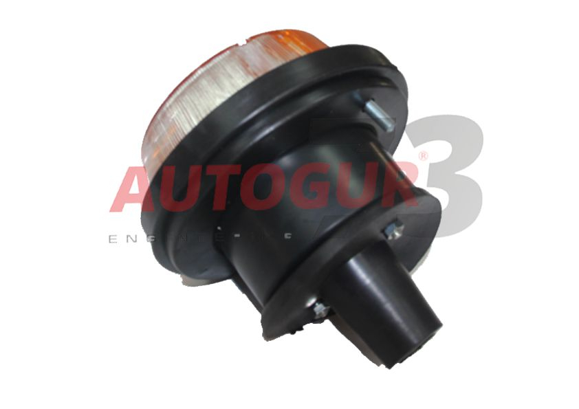 картинка Фонарь передний светодиодный подфарник с ДХО УАЗ желто-белый