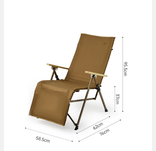 картинка Кресло туристическое Naturehike Nightfall T08 складное, до 110 кг, черное