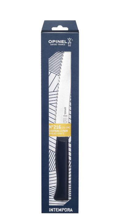 картинка Нож для хлеба Opinel №216, пластиковая ручка, нерж, сталь. 002216