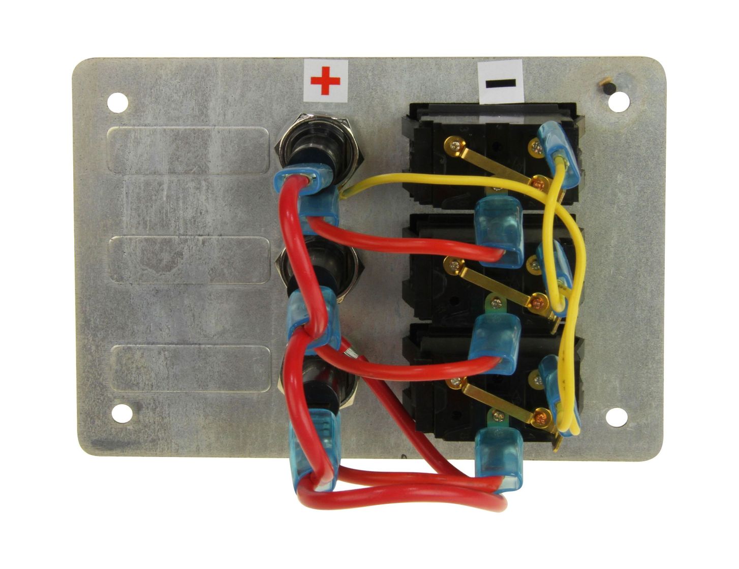 картинка Панель бортового питания 3 переключателя, предохранители