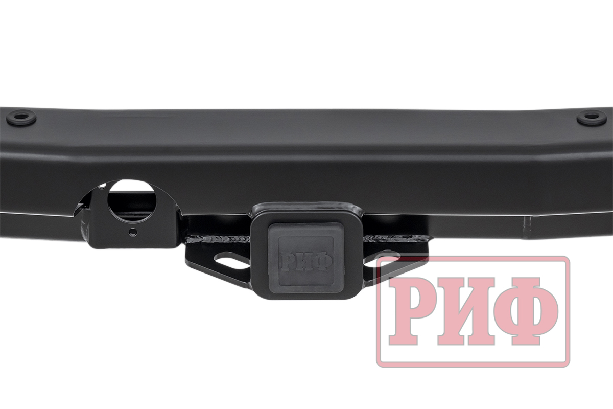 картинка Бампер РИФ задний Mitsubishi Pajero Sport 2021+ c квадратом