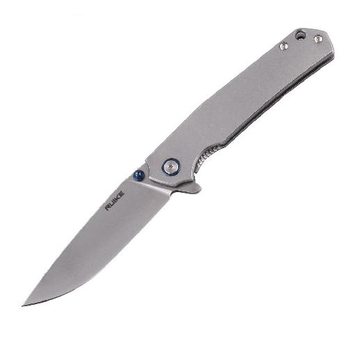 картинка Нож Ruike P801 серебряно-синий