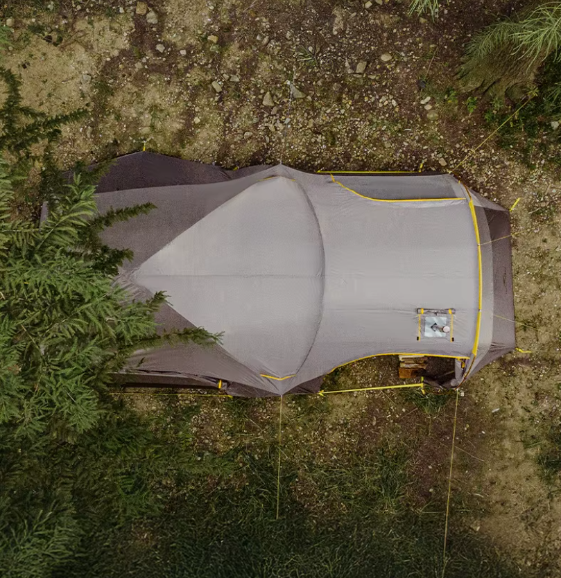 картинка Палатка Naturehike KOTA 6, 6-местная, алюминиевый каркас, серо-коричневая