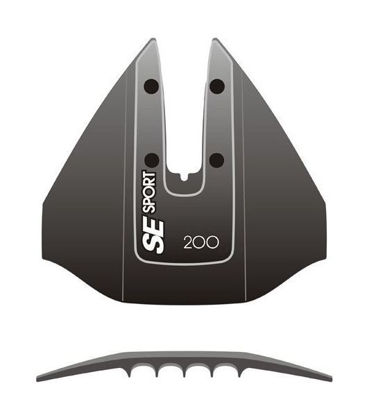 картинка Гидрокрыло для подвесного лодочного мотора 8-40 л.с. черное