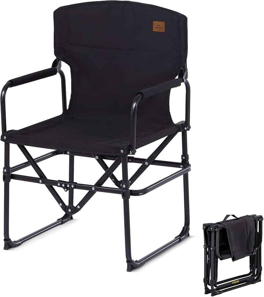 картинка Кресло туристическое Naturehike 49х56х95 см, складное, черное