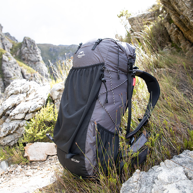 Рюкзак туристический Naturehike 60+5 л, черный