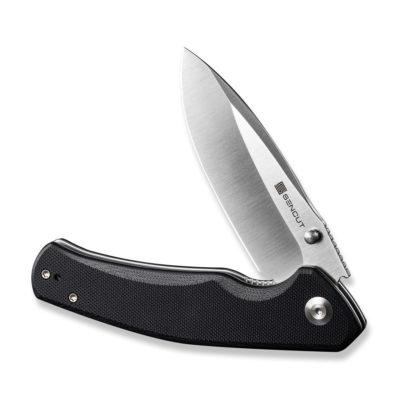 картинка Складной нож SENCUT Slashkin D2 Steel Satin Finished Handle G10 Black