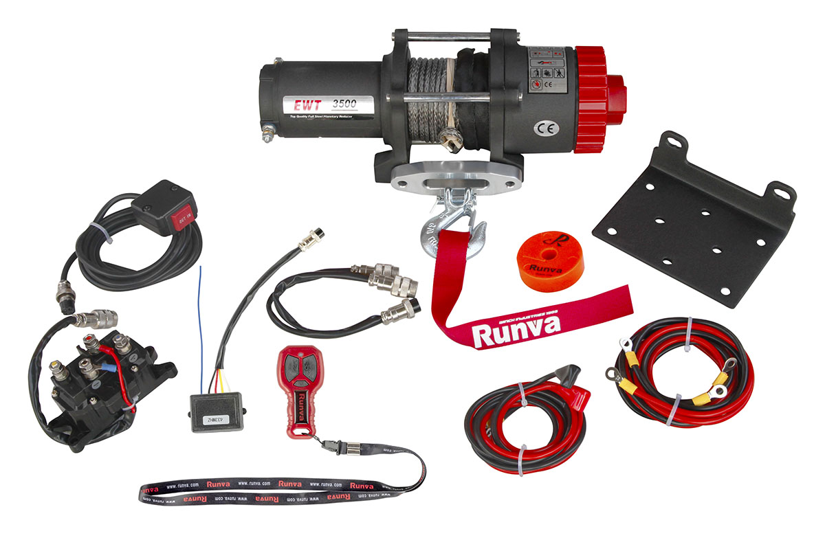 картинка Лебёдка Runva 3500A lbs 1588 кг (кевлар)