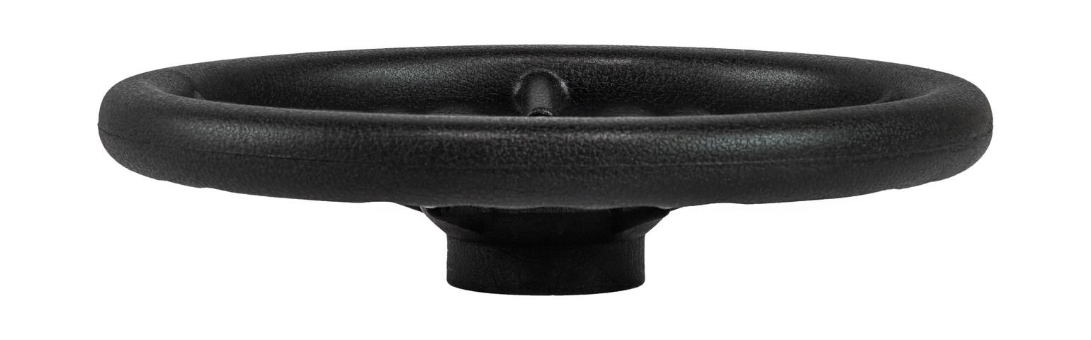 картинка Рулевое колесо RIVA RSL обод черный, спицы серебряные д. 320 мм