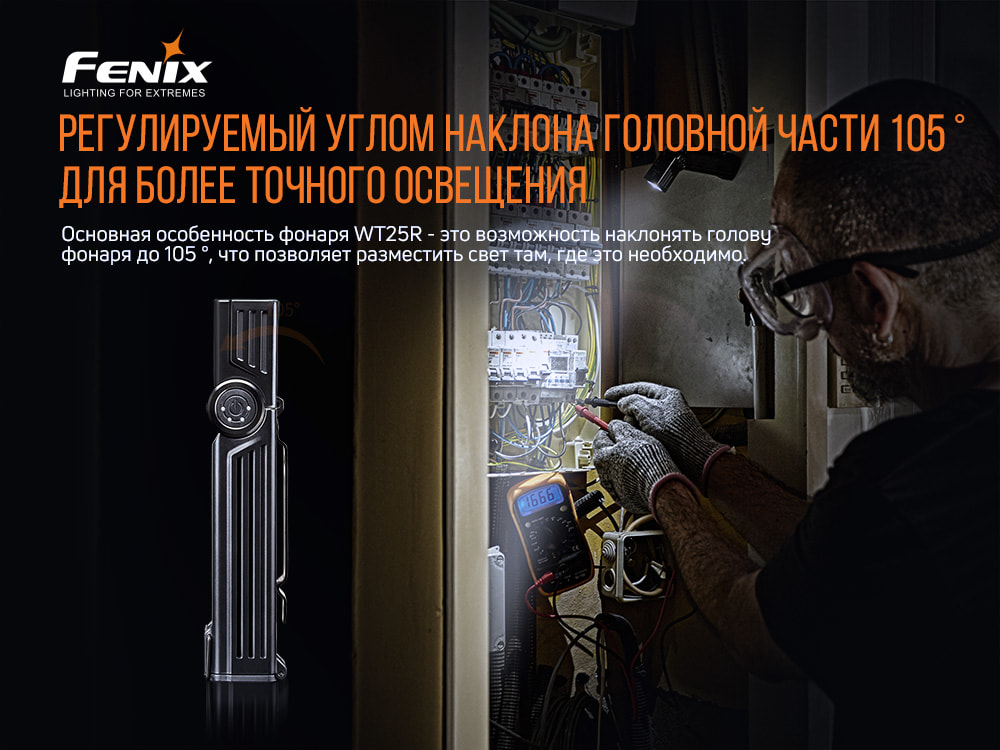 картинка Фонарь Fenix WT25R