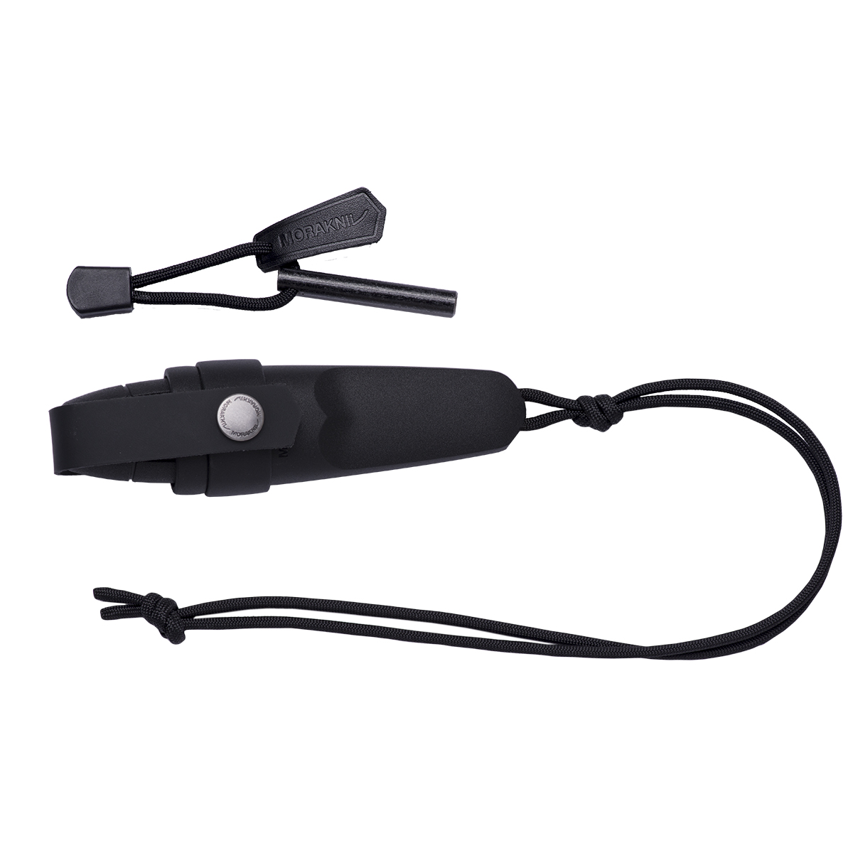 картинка Нож Morakniv Eldris, нержавеющая сталь, цвет желтый, ножны, шнурок, огниво