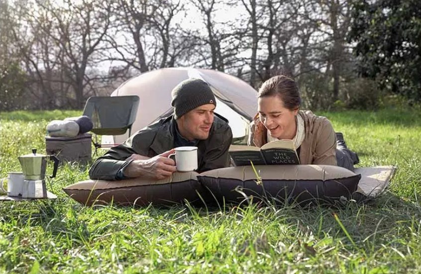 картинка Коврик самонадувающийся с подушкой Naturehike, 296х65х3 см, желтый