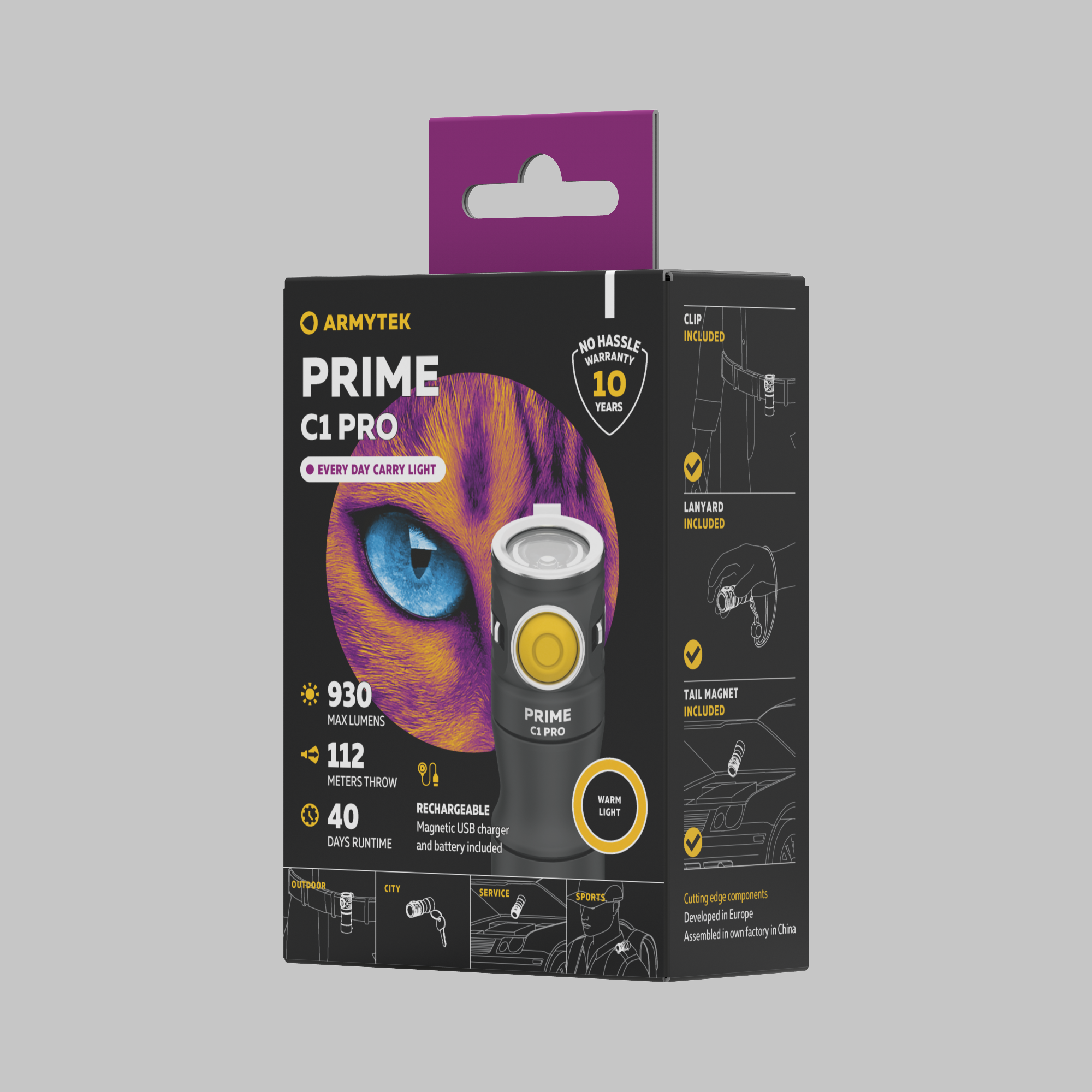 картинка Фонарь Armytek Prime C1 Pro Warm