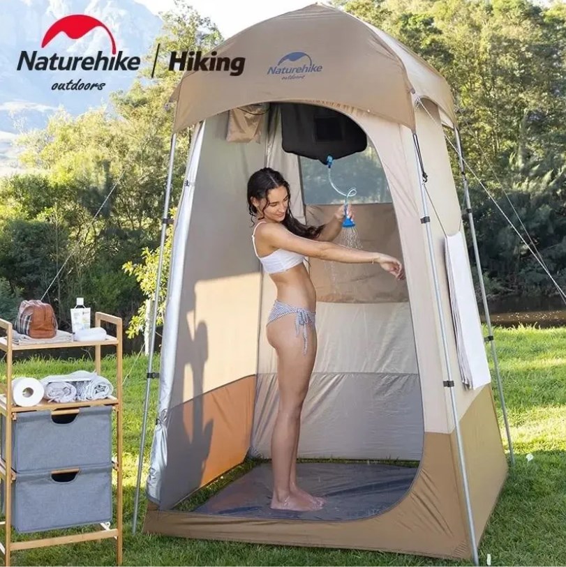 картинка Душ кемпинговый Naturehike переносной, 20 л, ПВХ