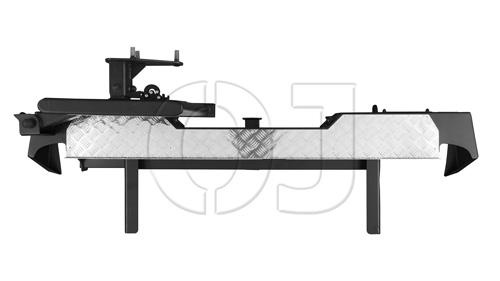 картинка Бампер задний Nissan Navara III рестайлинг 2010-2015 стандарт,  лифт 50 03.168.03 OJ