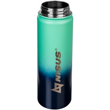 картинка Термобутылка NISUS 530ML три крышки (синий/бирюзовый)