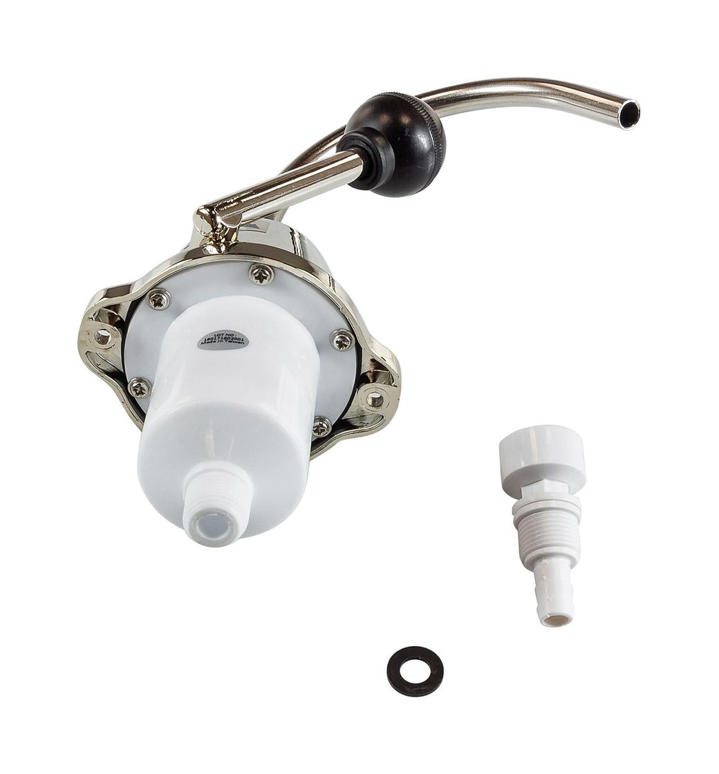 картинка Кран умывальника с ручным насосом