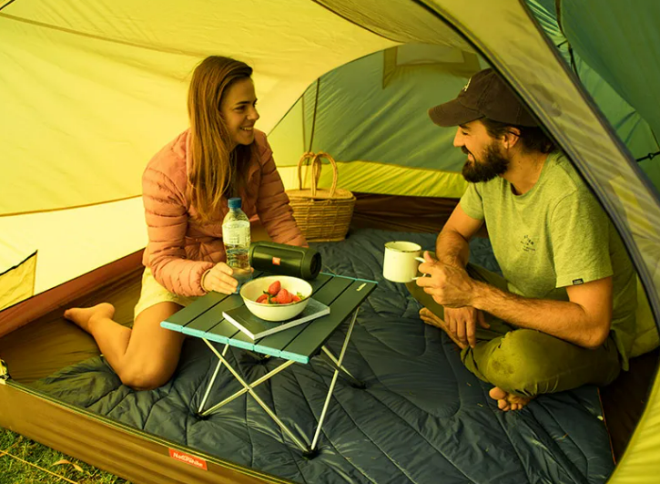 Стол туристический Naturehike складной, 68х46х40,5 см, серый