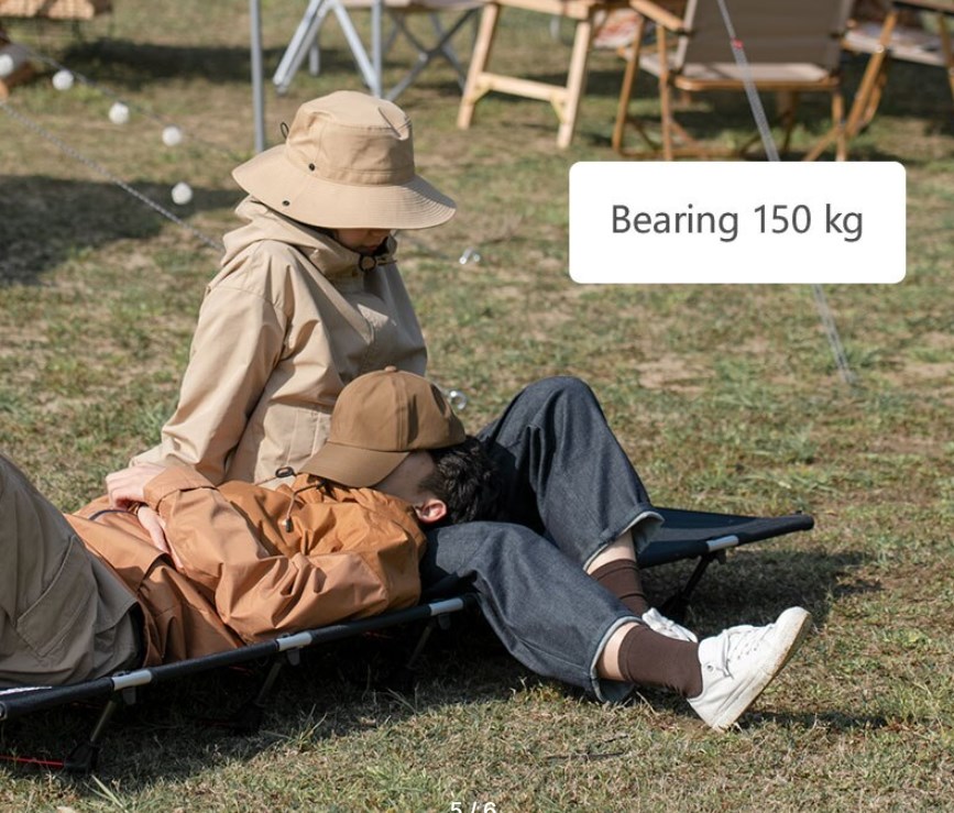 картинка Раскладушка Naturehike XJC05, 190х65х15 см, до 150 кг, черная