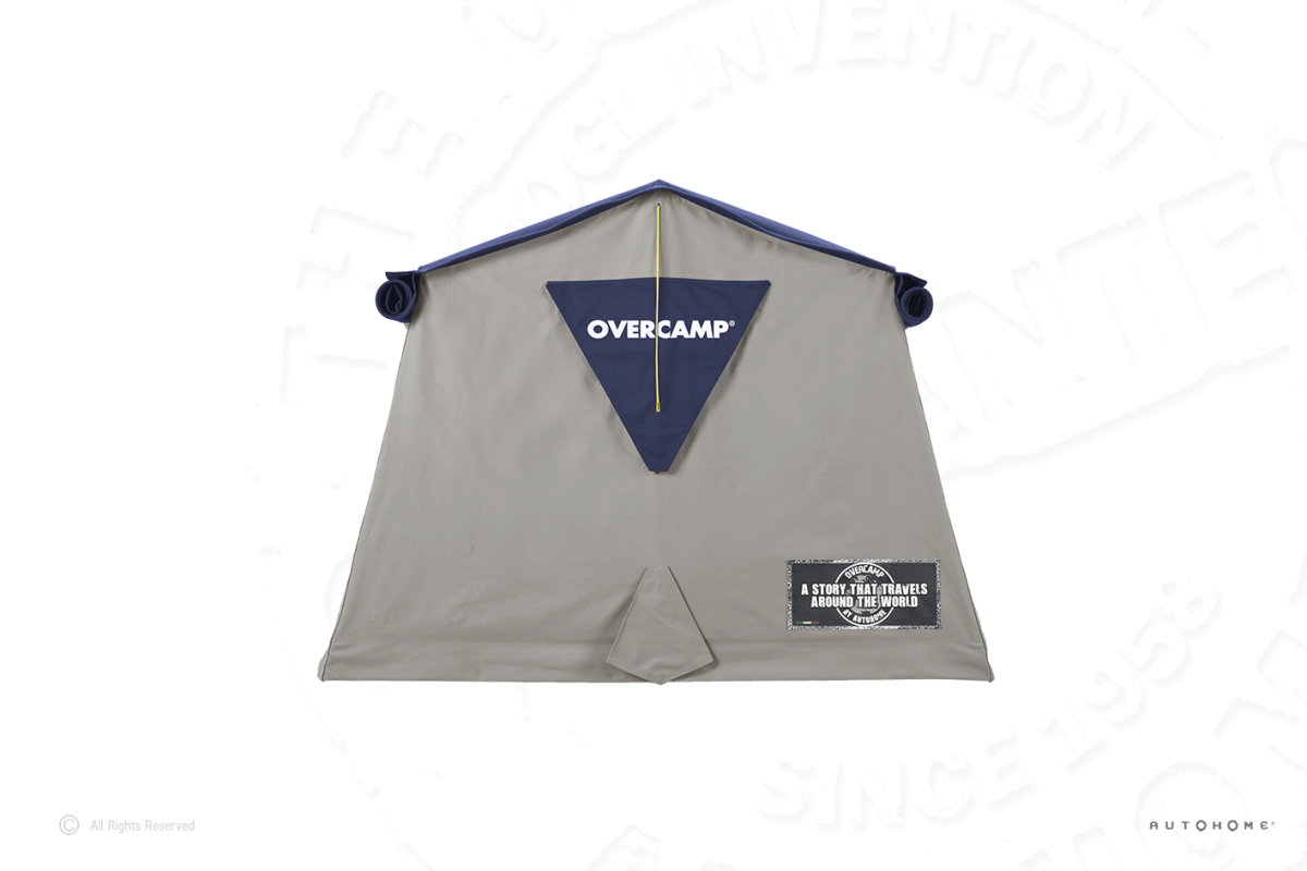 картинка Автопалатка OVERCAMP MEDIUM тент синий, лестница 215 мм
