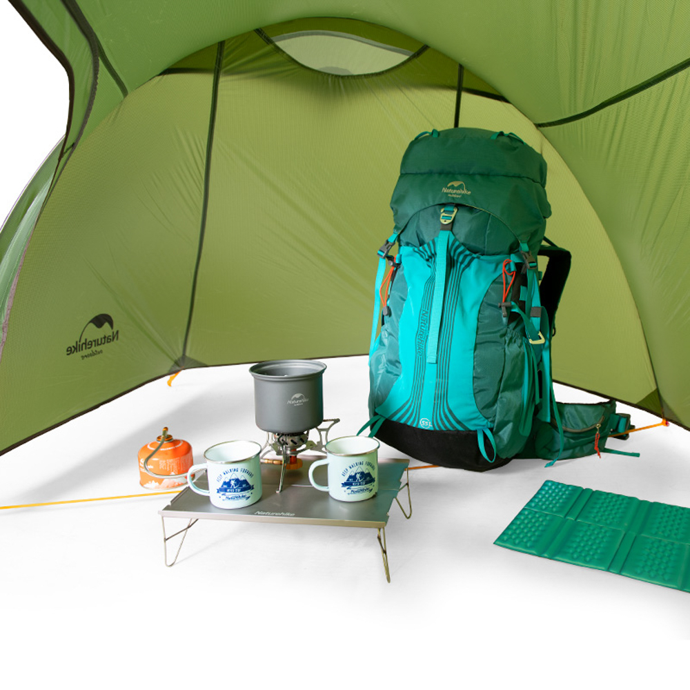 картинка Палатка 2-местная Naturehike Opalus NH17L001-L, 20D, зеленый, 6976023924781