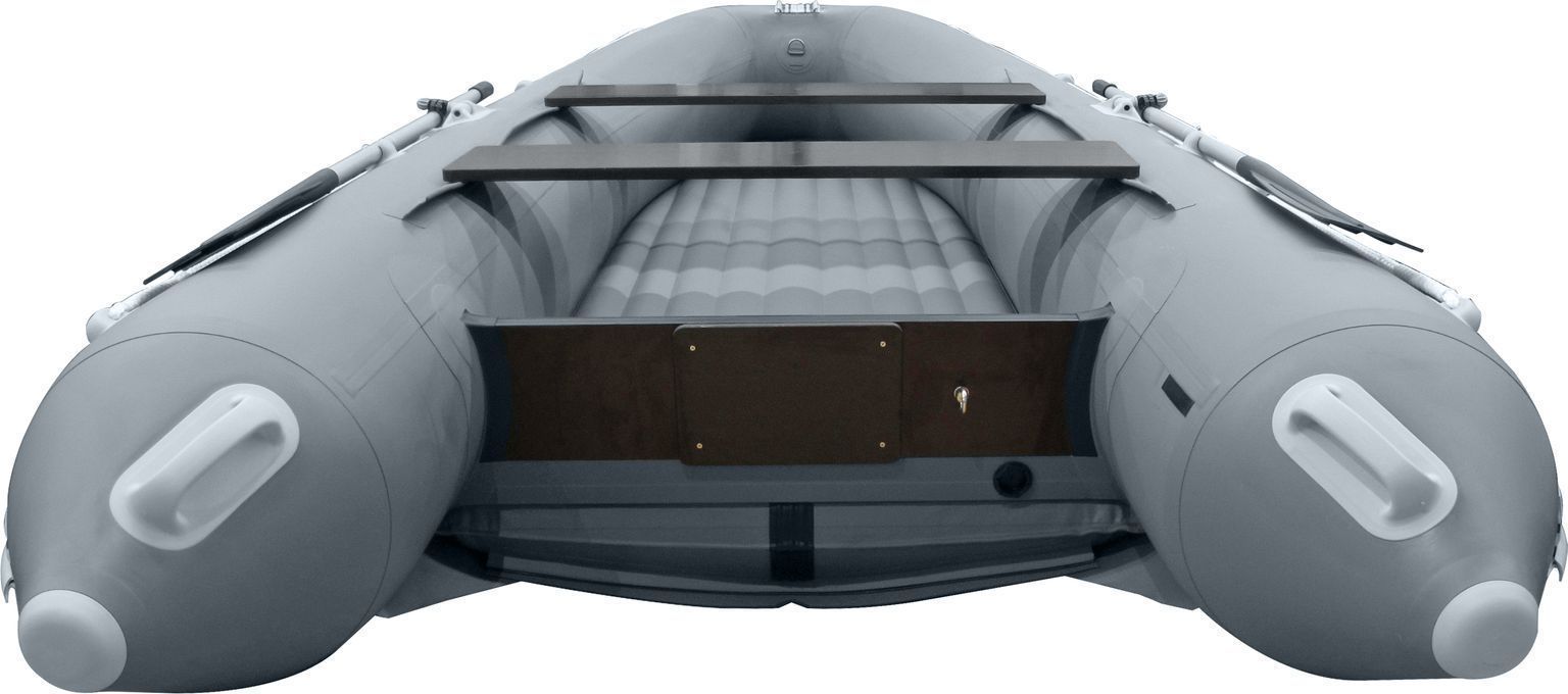 Надувная лодка ПВХ SOLAR-350 К (Оптима), cерый