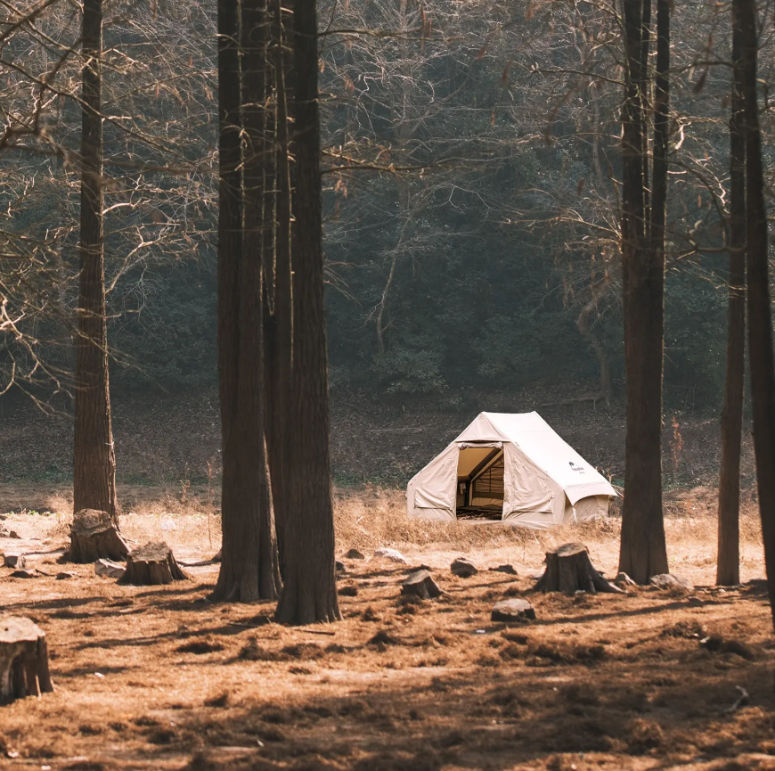 картинка Палатка Naturehike надувная Extend Air 6,3 , цвет песочный