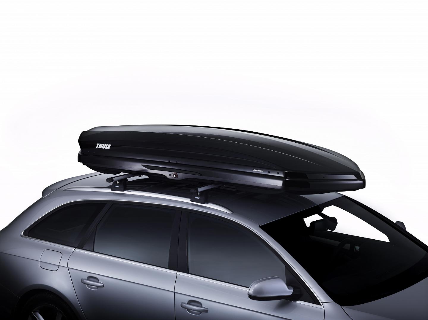 картинка Бокс Thule Dynamic L (900), 235х94х35 см, черный глянцевый, 430 л