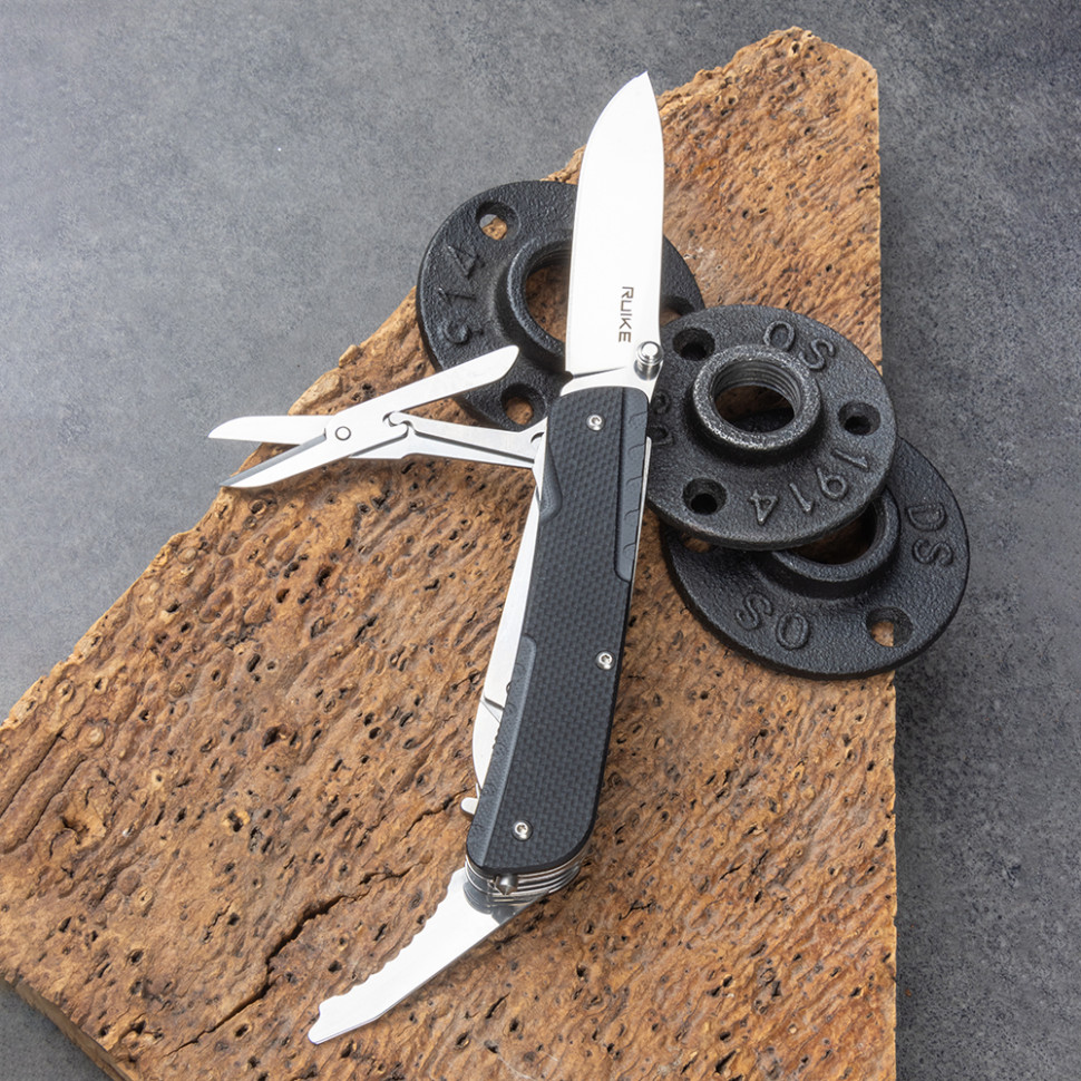 картинка Нож multi-functional Ruike Trekker LD31-B черный