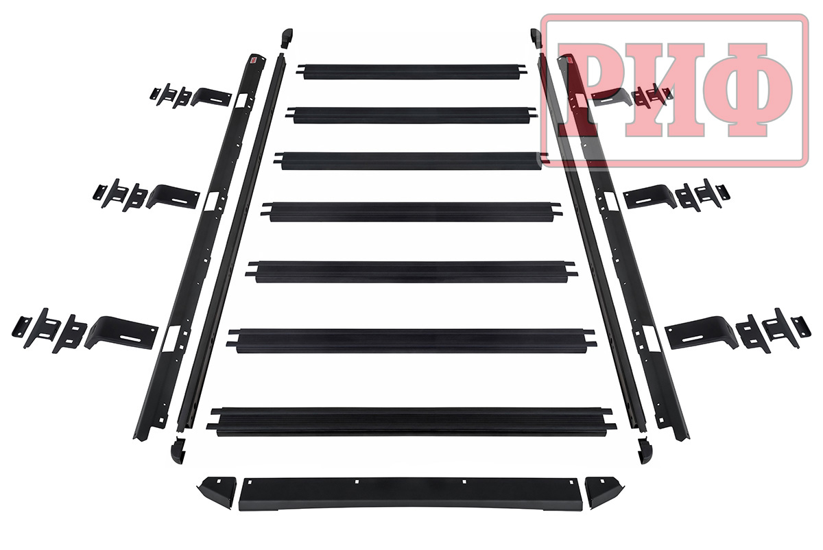 картинка Багажник экспедиционный Jeep Wrangler JL 2018+ 1350x1690мм алюминиевый РИФ 