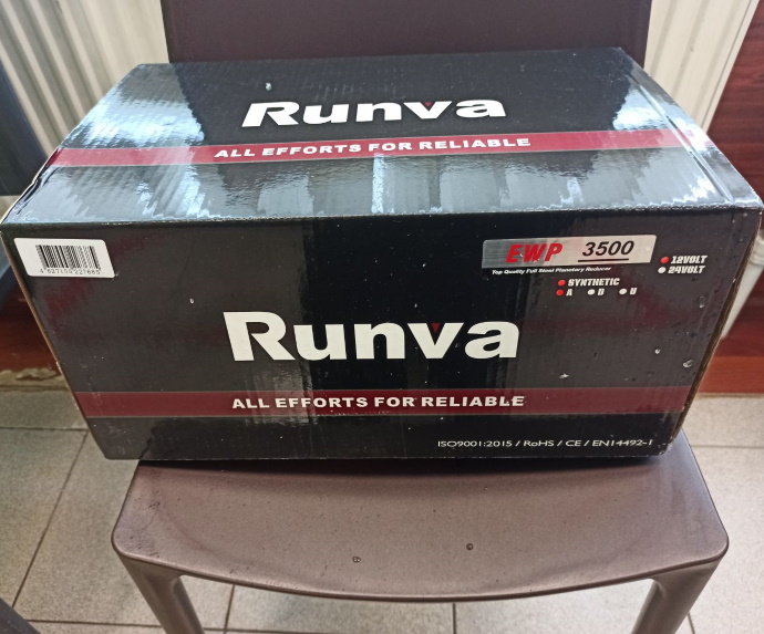 картинка Лебёдка Runva 3500A lbs 1588 кг (кевлар)