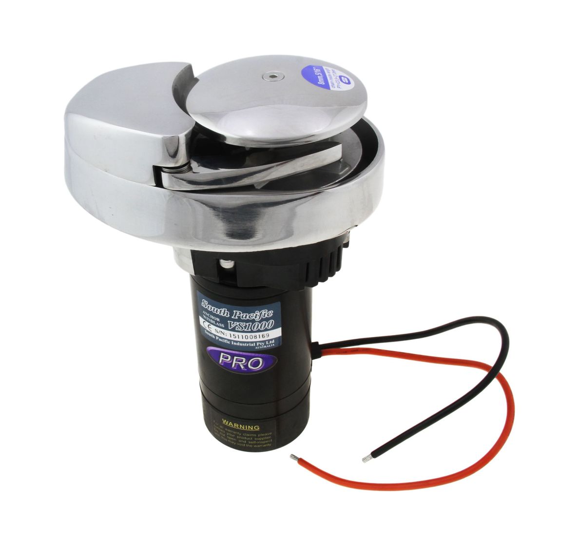 картинка Лебедка якорная VS1000 вертикальная, 1100Вт, 12 В,