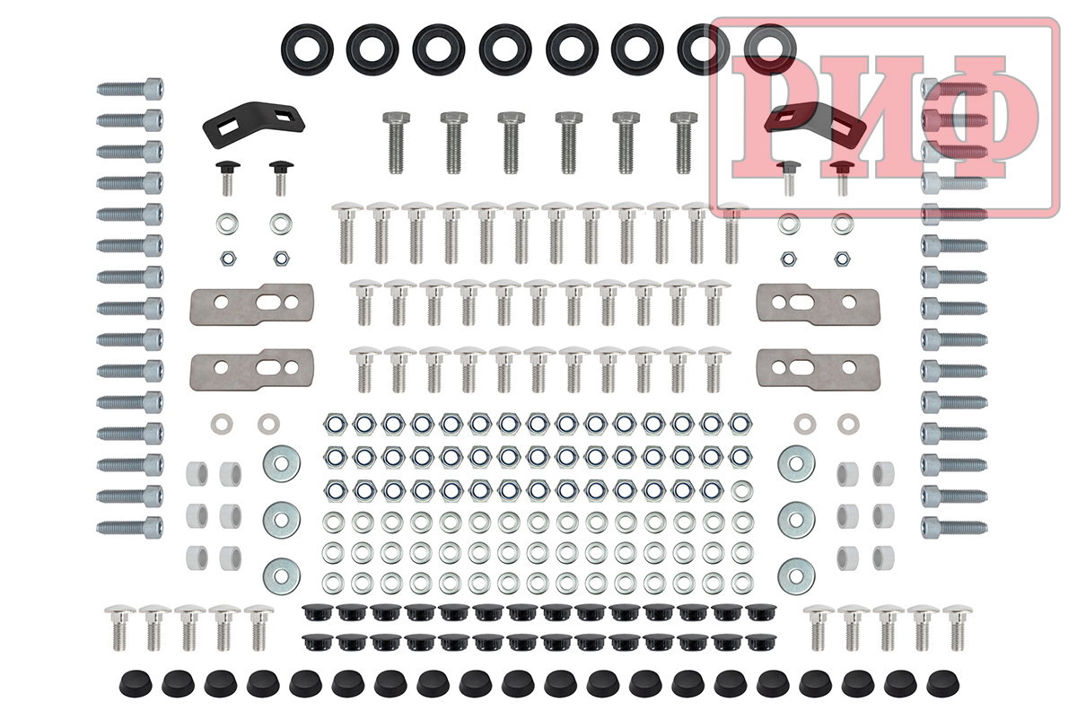картинка Багажник экспедиционный Jeep Wrangler JL 2018+ 1350x1690мм алюминиевый РИФ 
