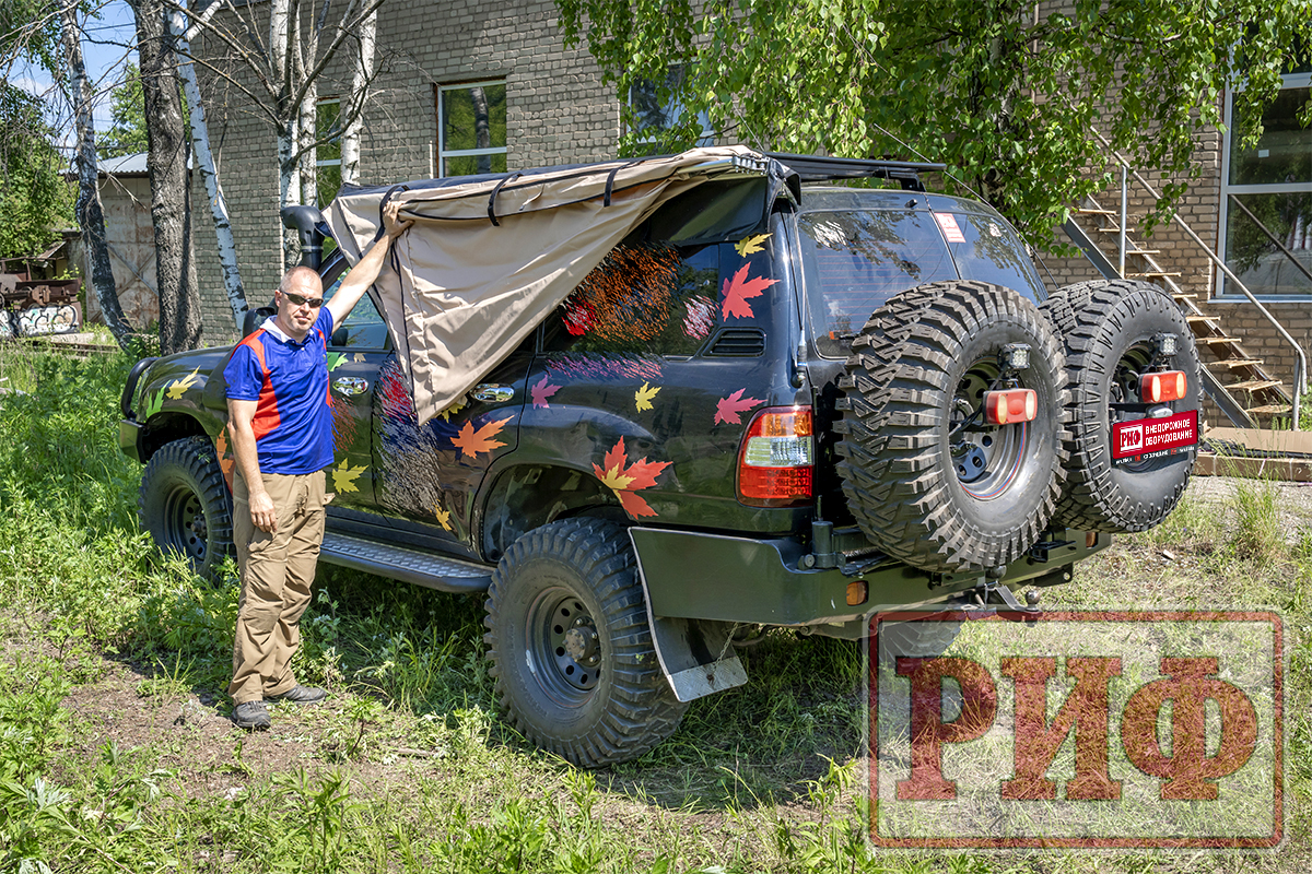 картинка Маркиза автомобильная РИФ веерная 2,5х2,0 м (левая)